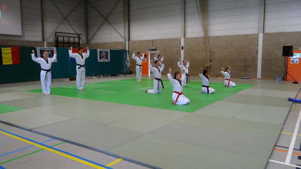Opening van het Belgisch Taekwondo Demo Team